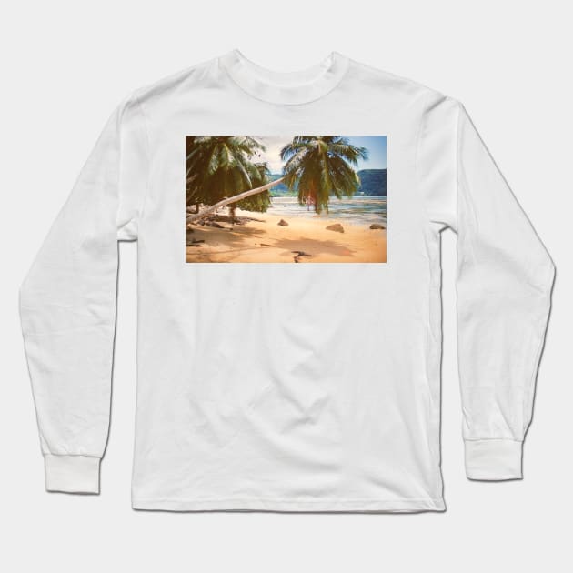 Seychelles Long Sleeve T-Shirt by terezadelpilar